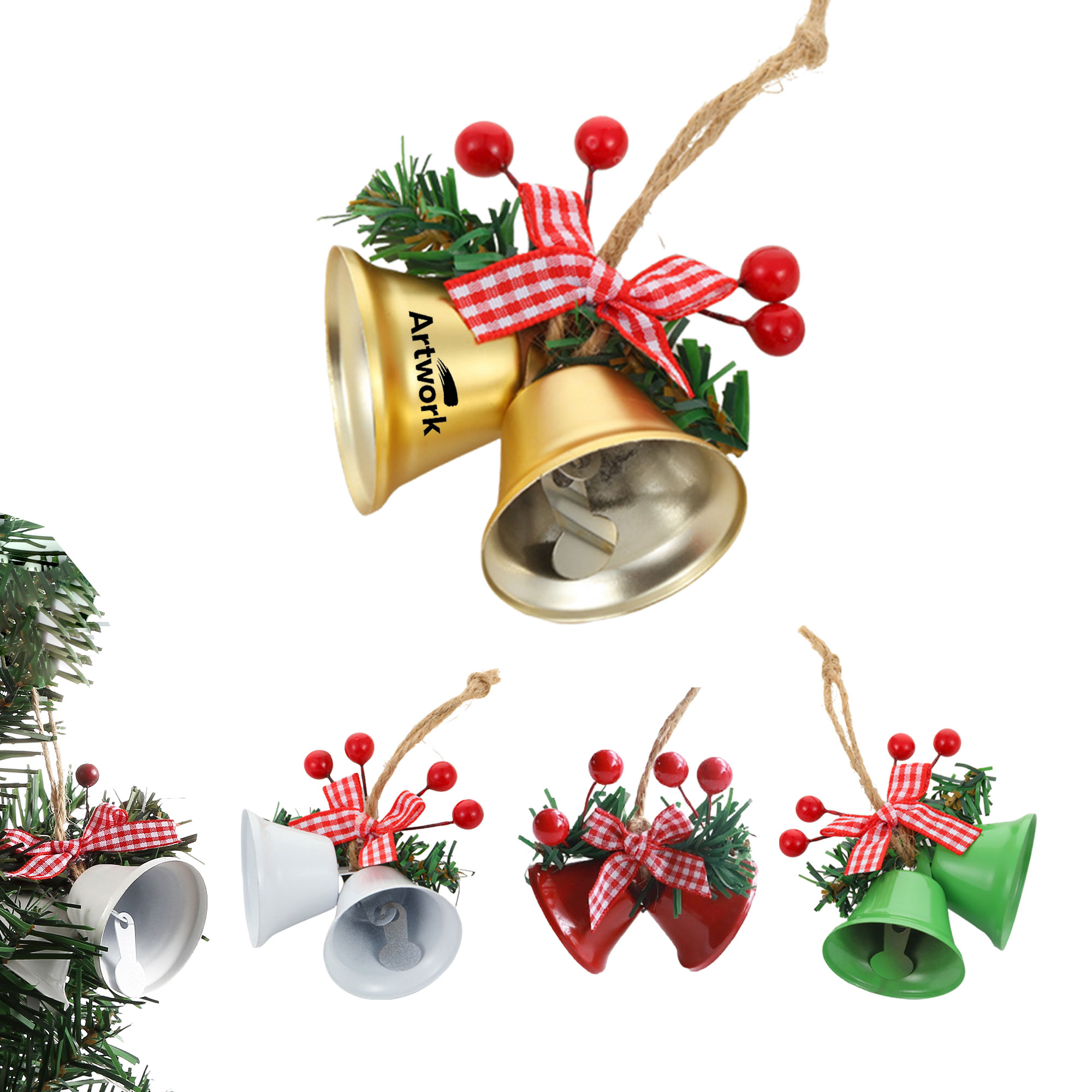 Christmas Decorative Bell Ornaments 3