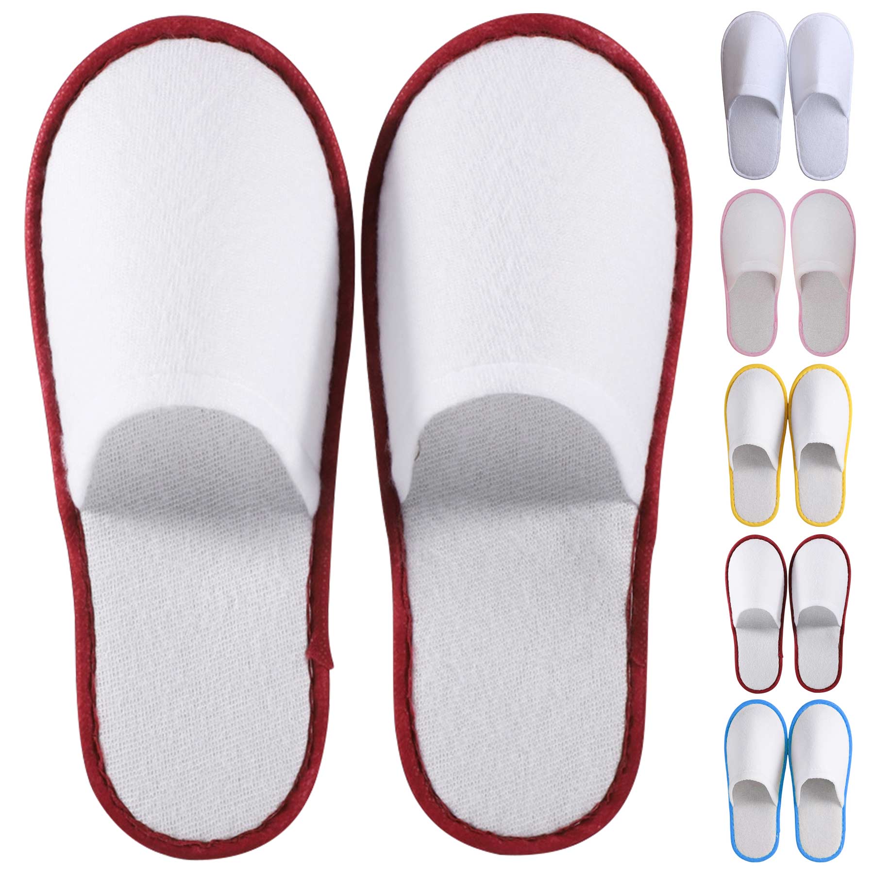 Disposable Plush Hotel Slippers 2