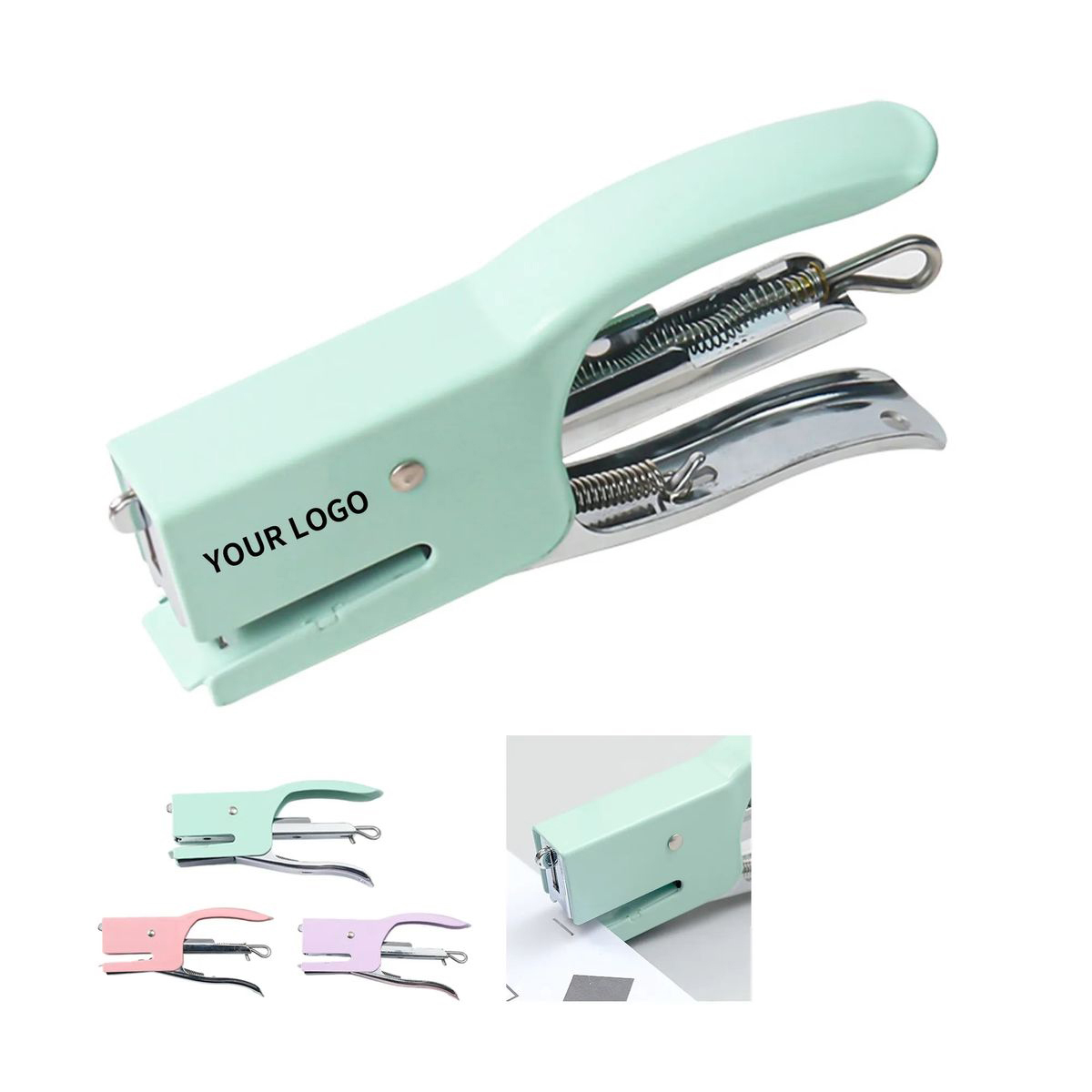 Mini Office Stapler with Silkscreen Logo 2