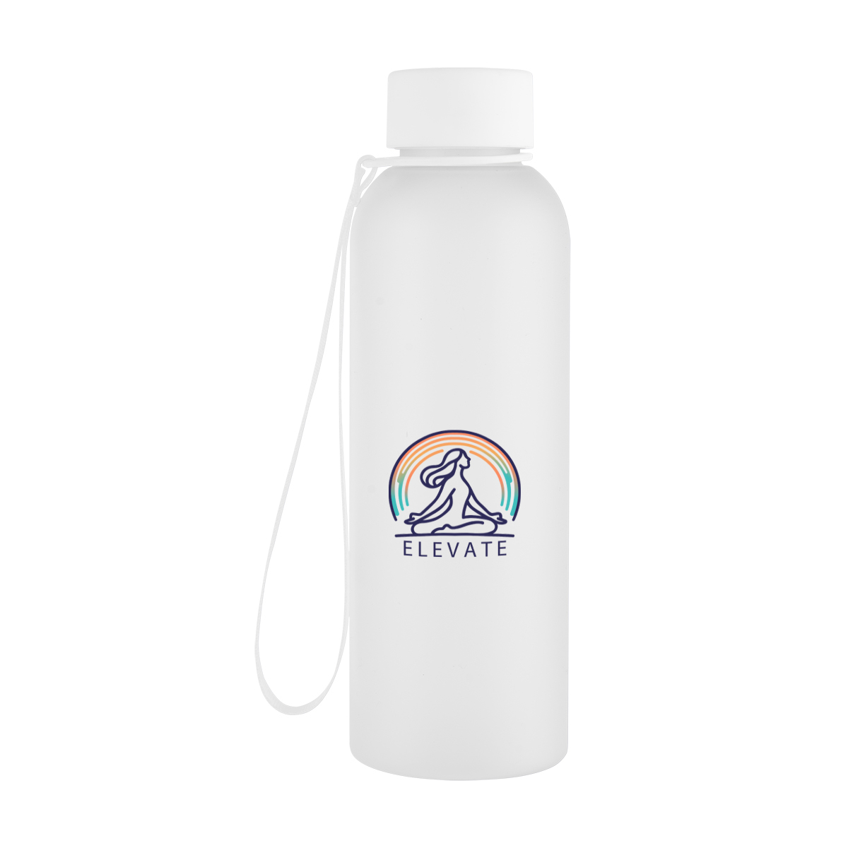 20 Oz. Morgan rPET Rubberized Bottle With Carry Strap 14