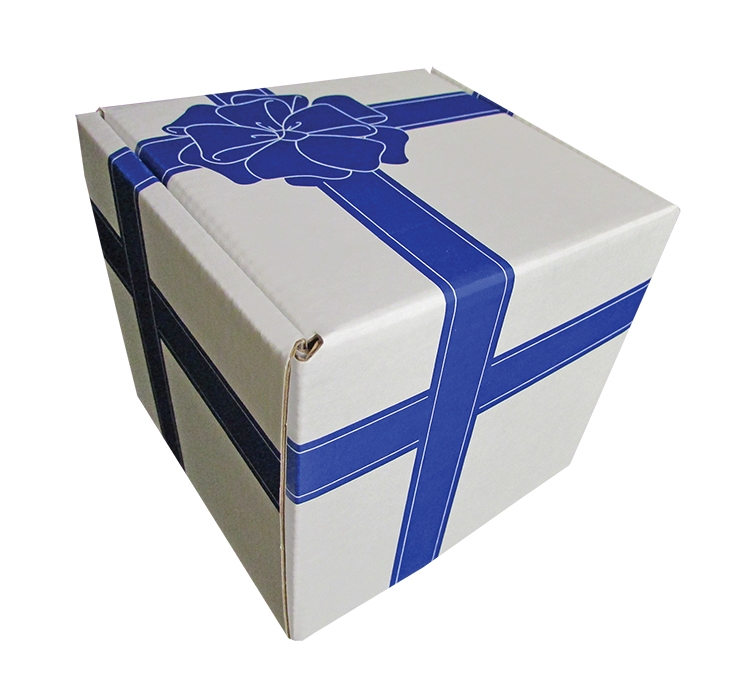 5-1/2" x 5" x 5" - E-Flute Outside Tuck Box 1