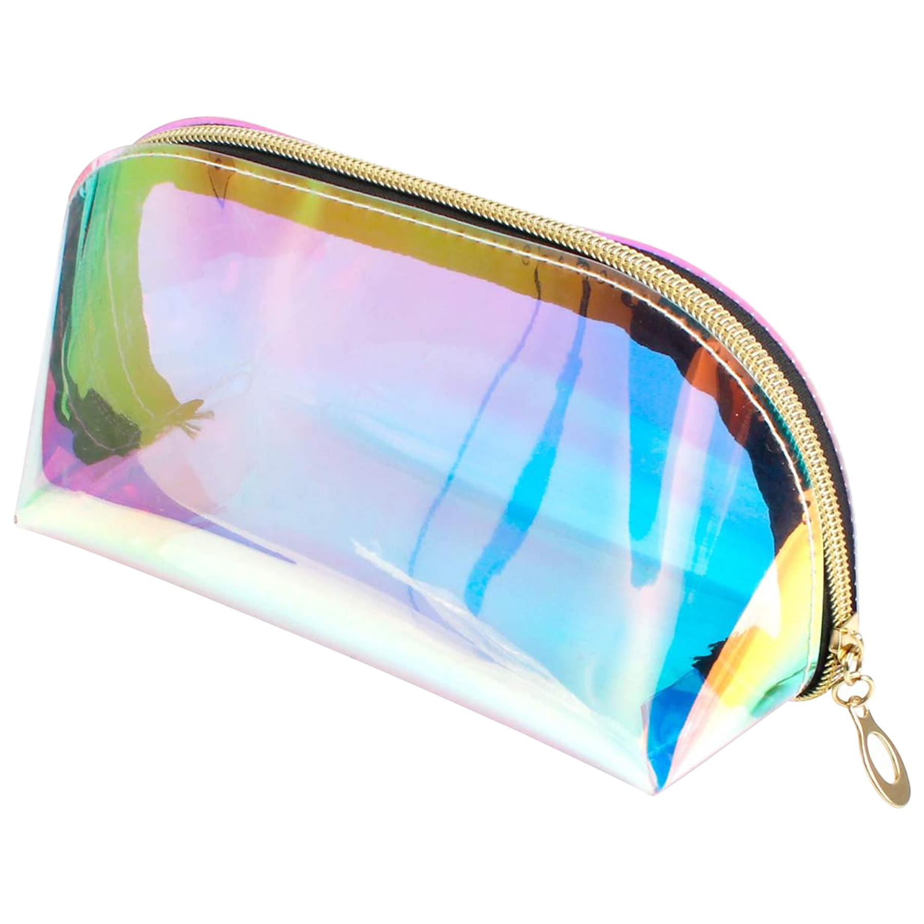 Transparent TPU Laser Holographic Cosmetic Makeup Bag 1