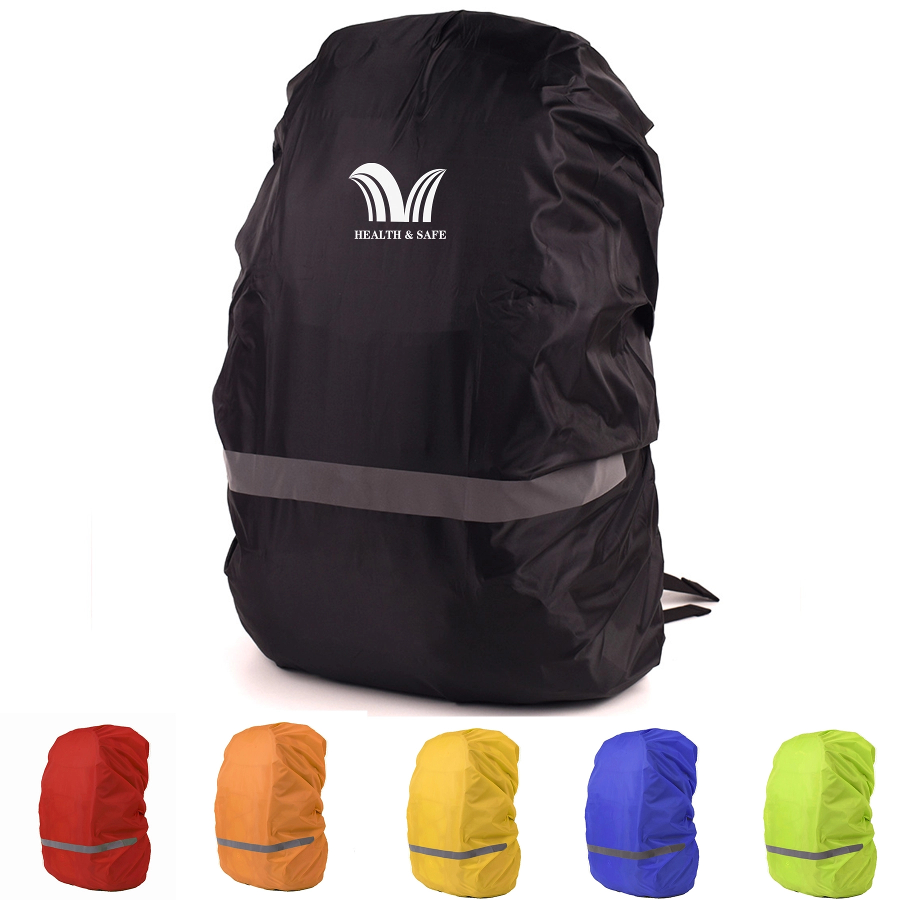 Backpack Rain Cover With Reflective Strip 6