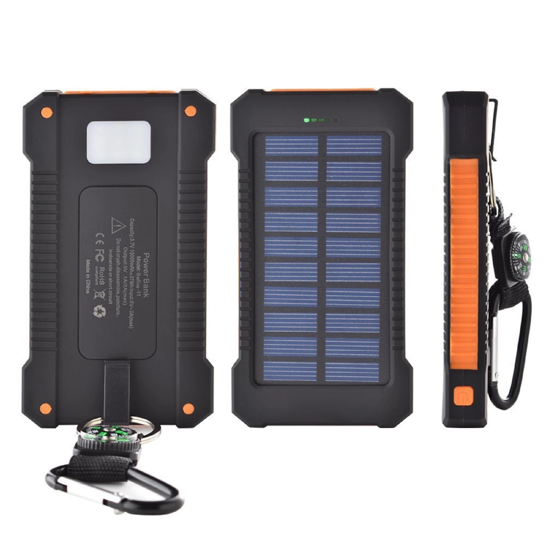 8000 mAh Solar Energy Power Bank 7
