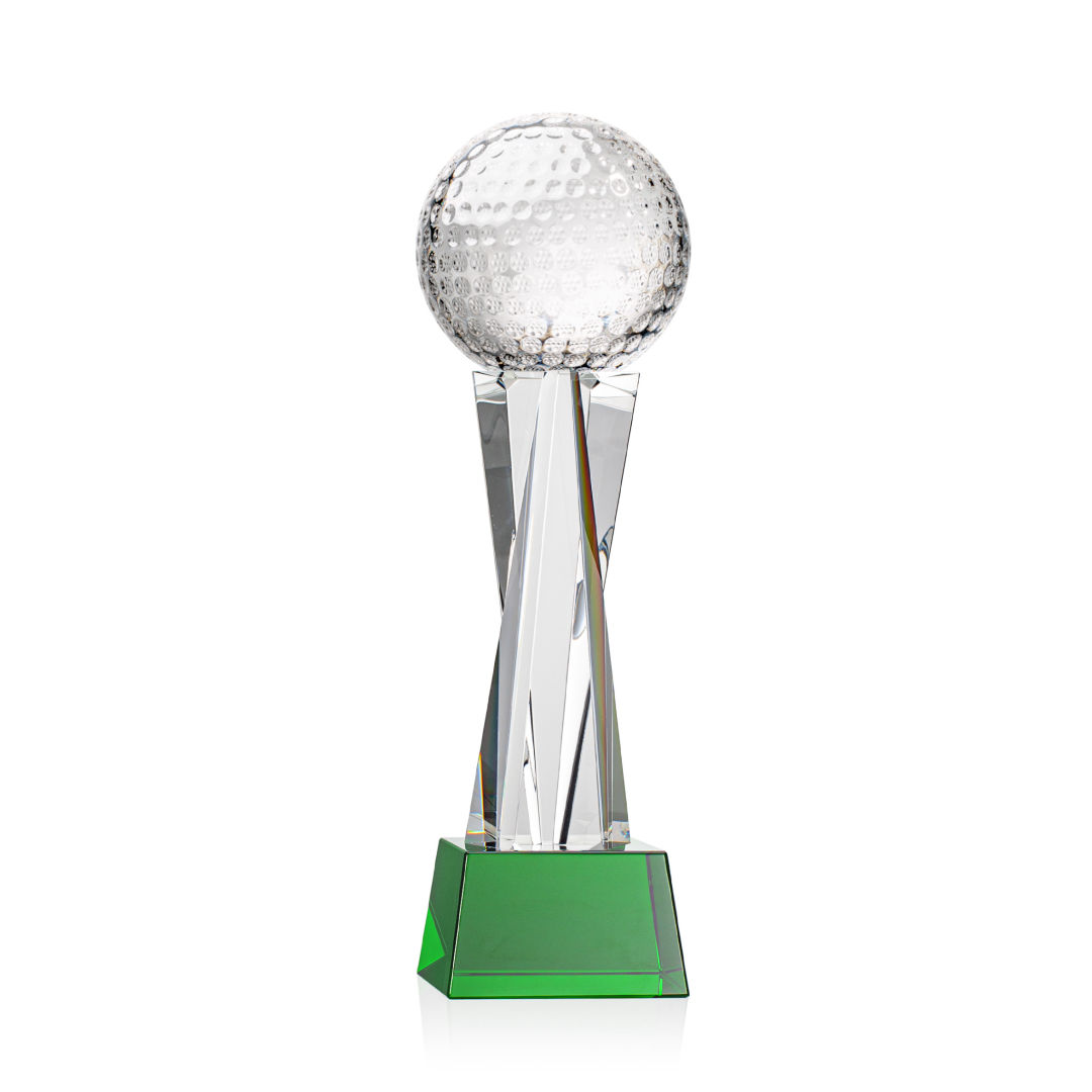 Golf Ball Award on Grafton Base - Green 2