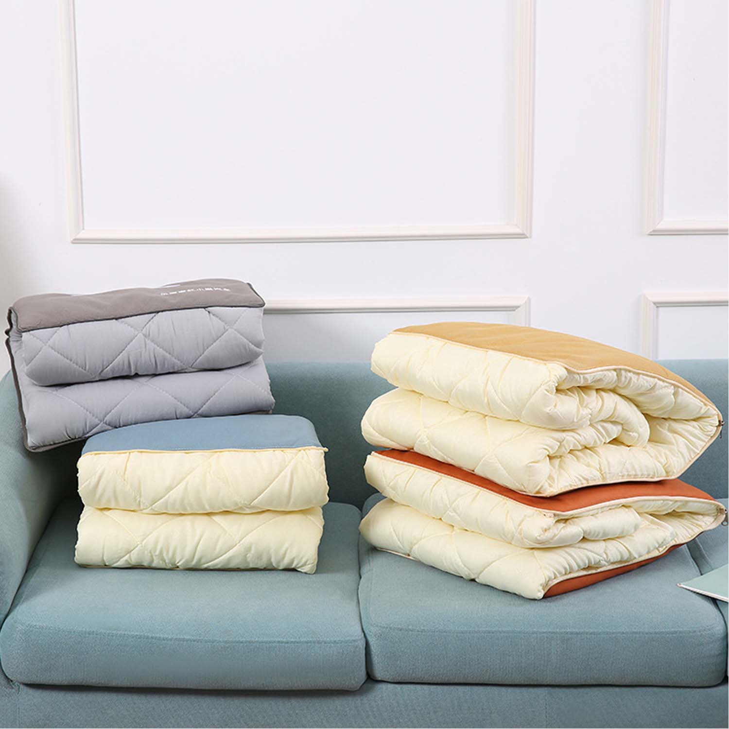 Sofa Pillow Office Nap Air Conditioning Quilt 1