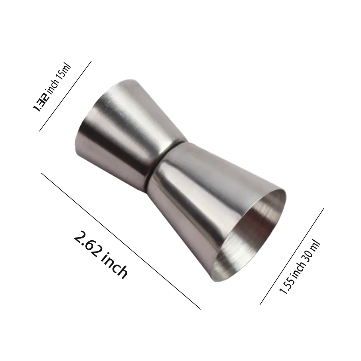 Durable Corrosion-Resistant Dual Shot Ounce Cocktail Shaker 5