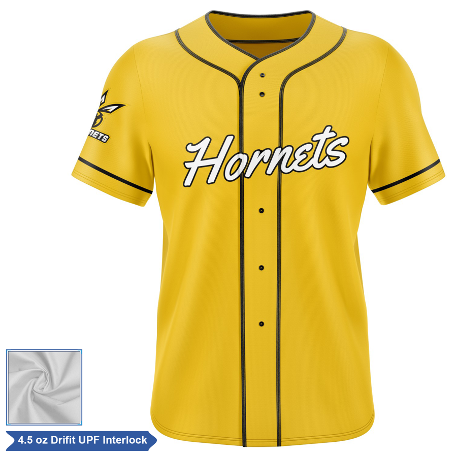 Sublimation UPF DriFit Full-Button Baseball Jersey - Men 5