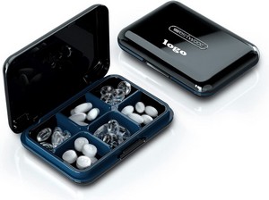 6 Compartments Medicine Organizer Box 2