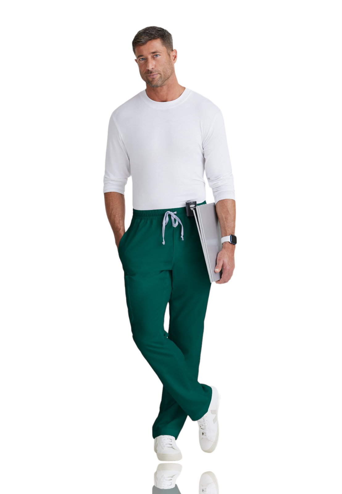 Grey's Anatomy Classic - Men's Five-Pocket Zip-Fly Evan Scrub Pant 6