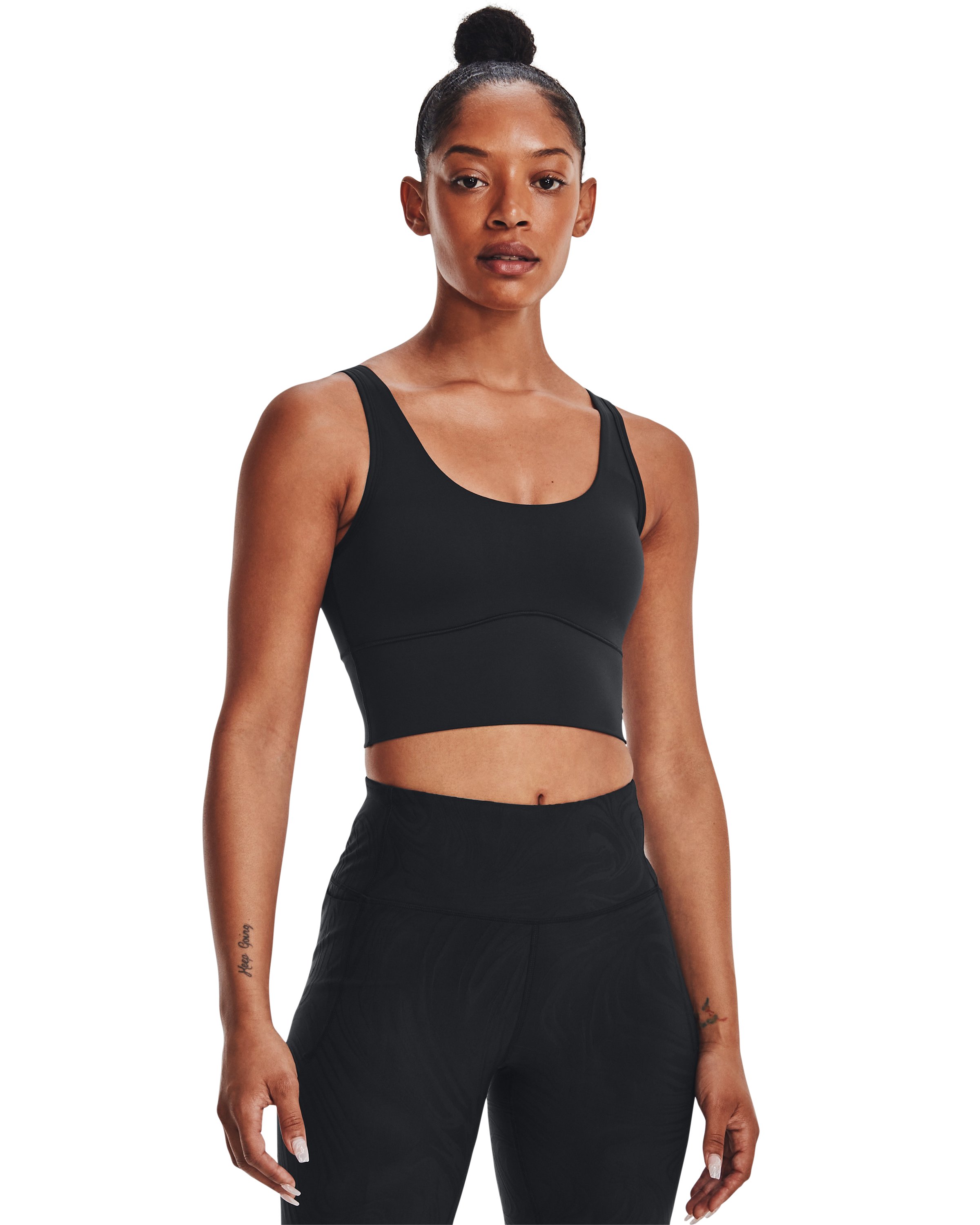 UA Meridian Fitted Women's Crop Tank 5