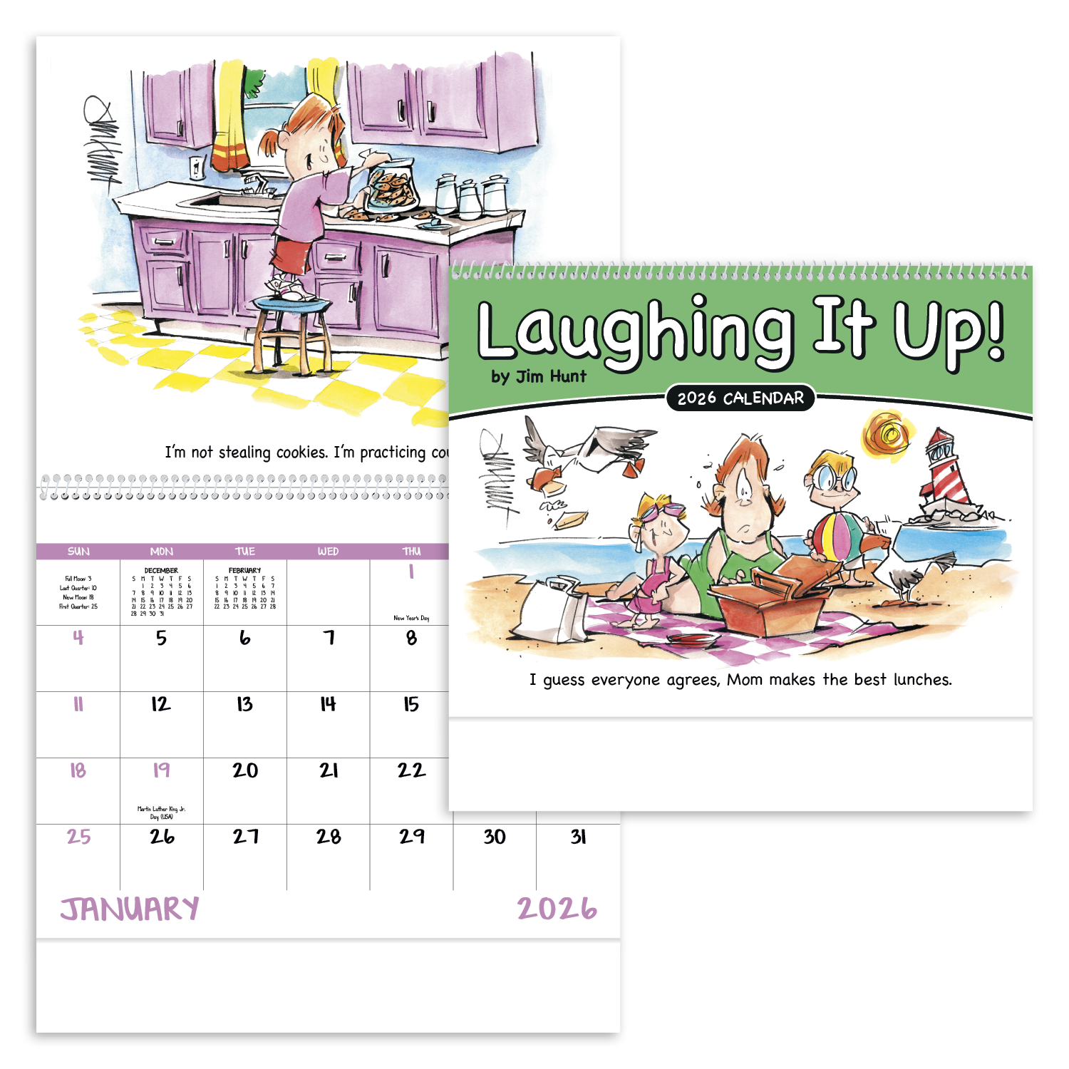 Good Value™ Laughing It Up! - Spiral Calendar 16