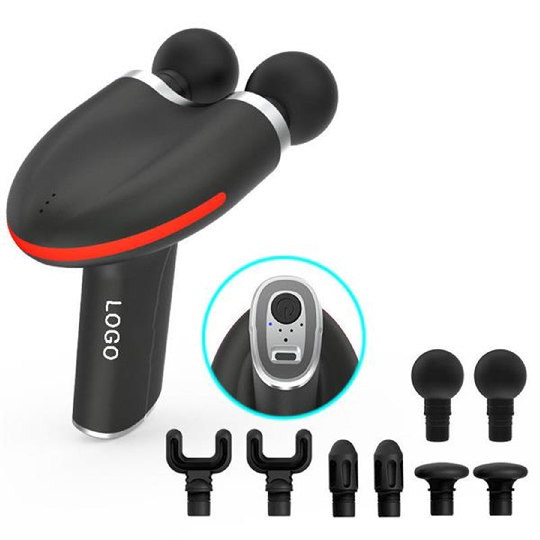 Double-Head Fatigue Relieve Massage Gun 2
