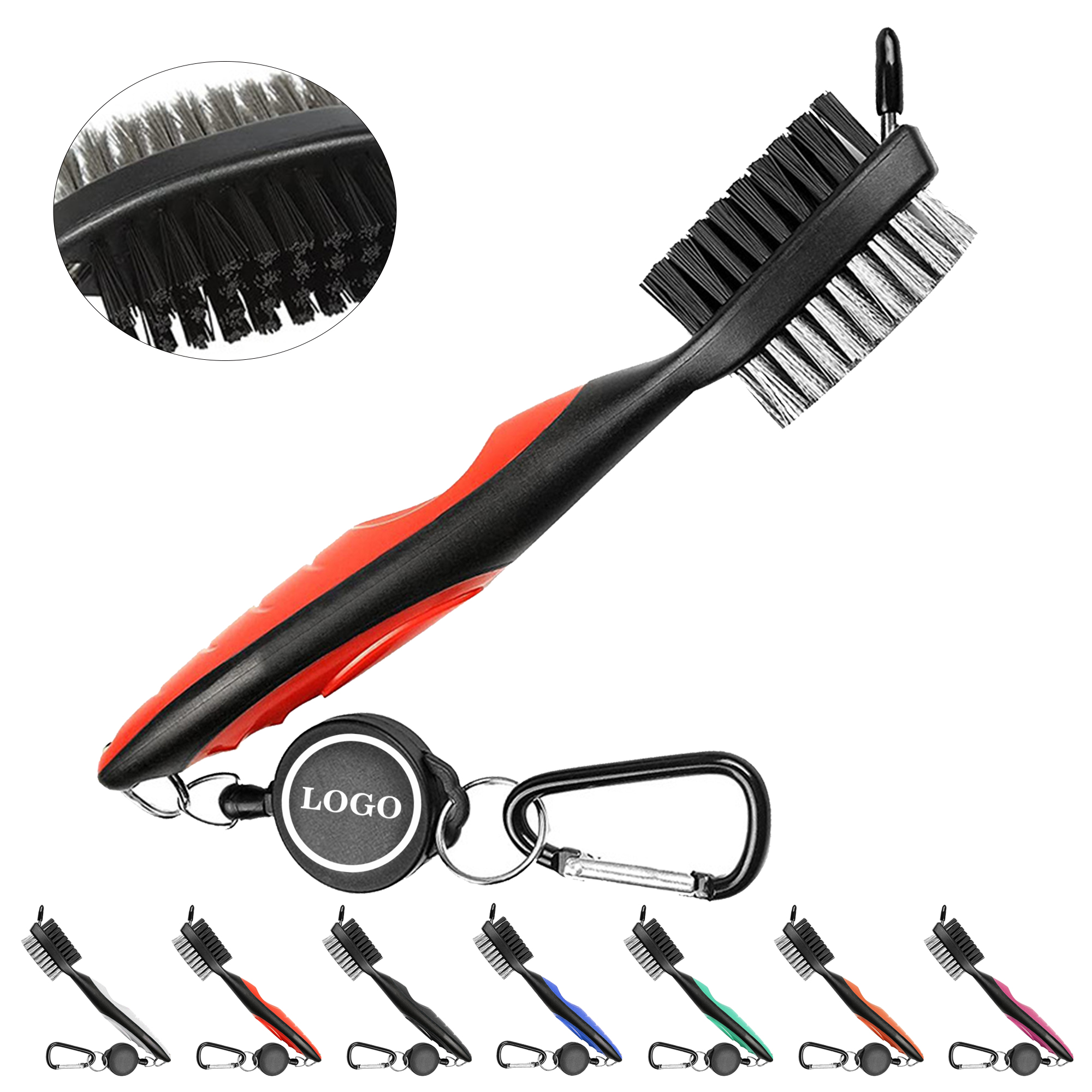 Double-Sided Golf Club Cleaning Brush 2