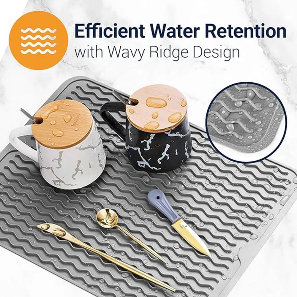 Silicone Dish Drying Mat for Multiple Usage 6