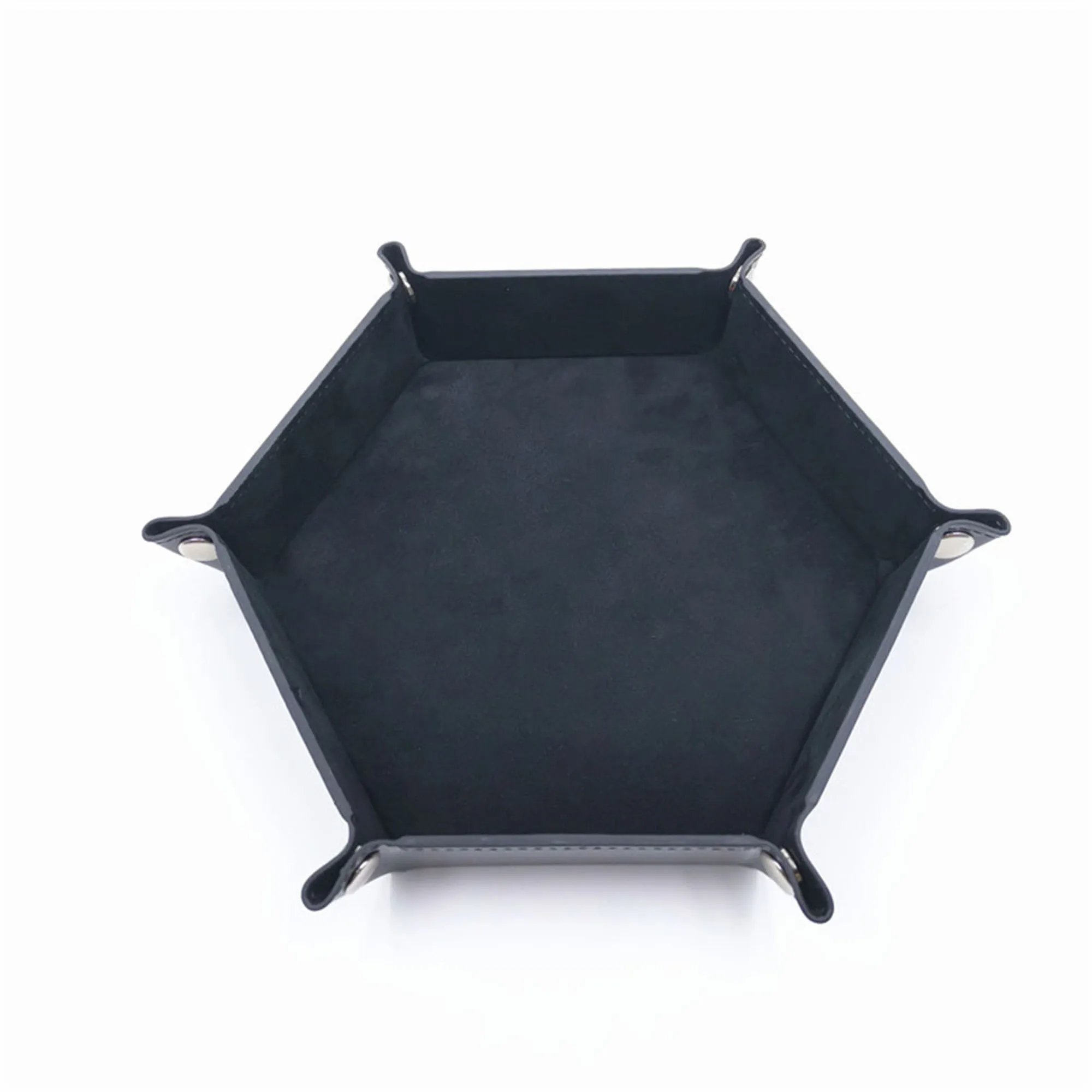 PU Foldable Leather Dice Trays 4