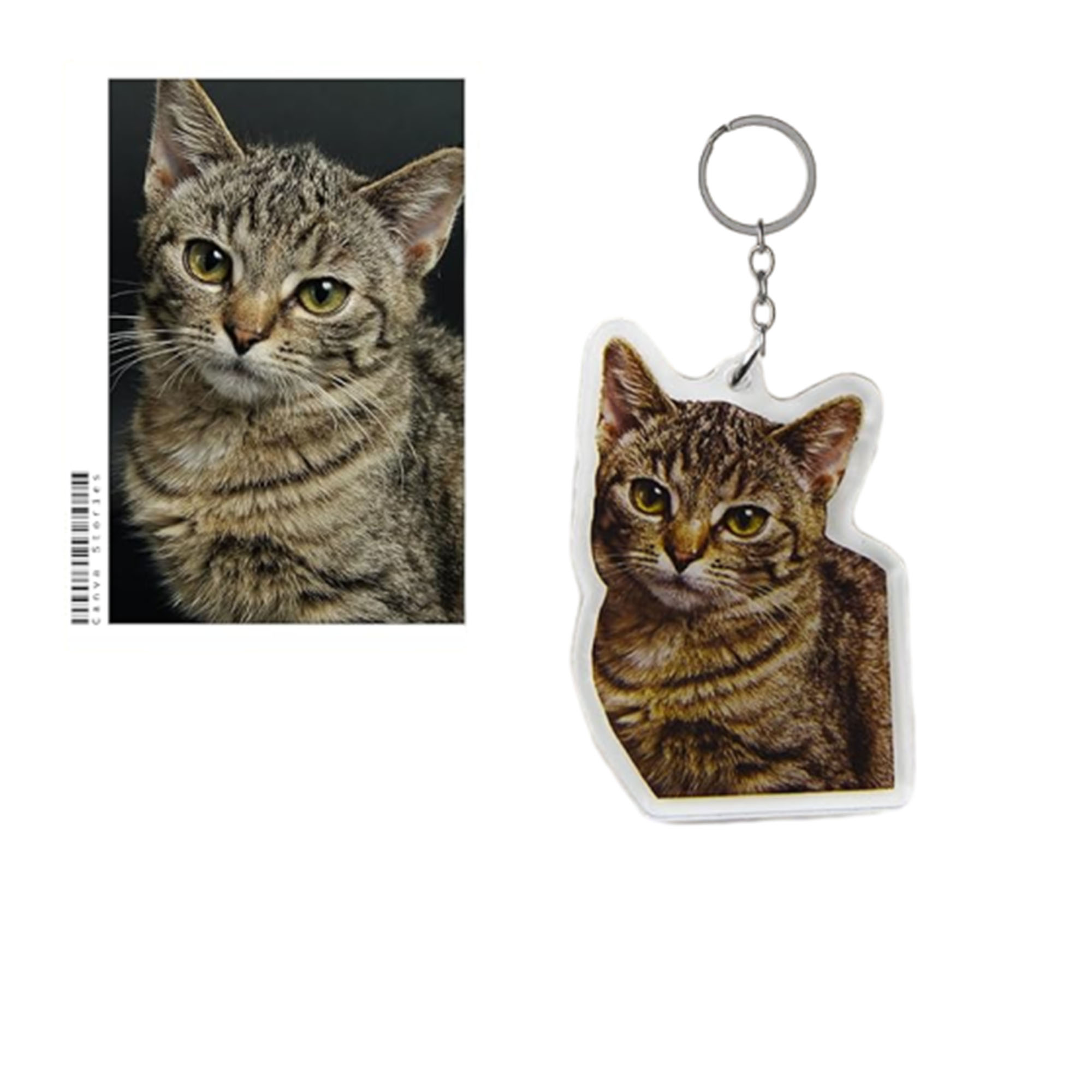 Customizable Double-Sided Multi-Color Acrylic Keychain 2