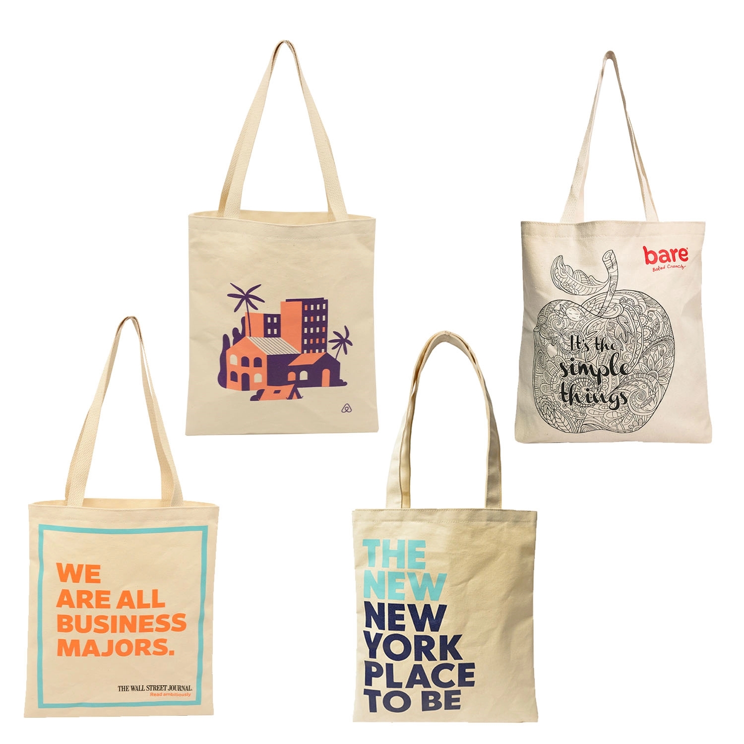 Canvas Magazine Tote Bag
