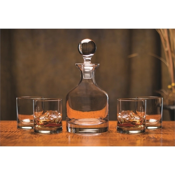Classic Whiskey Decanter Set, 5-Piece 3