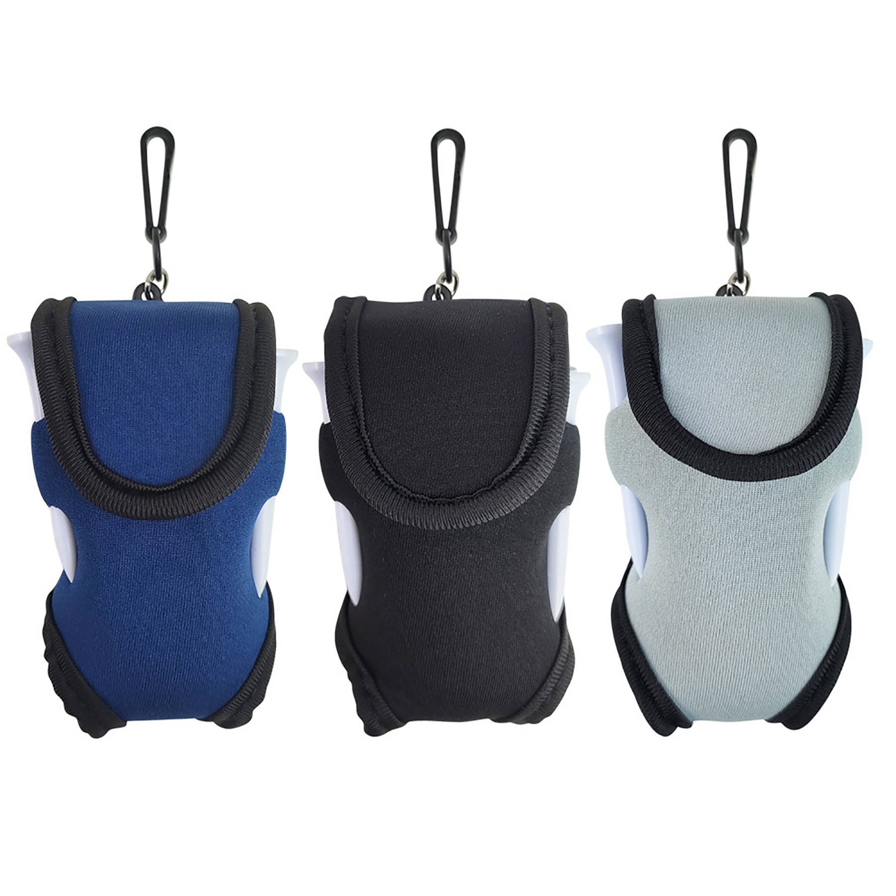 Neoprene Golf Ball Pouch With Hook And Clip 3