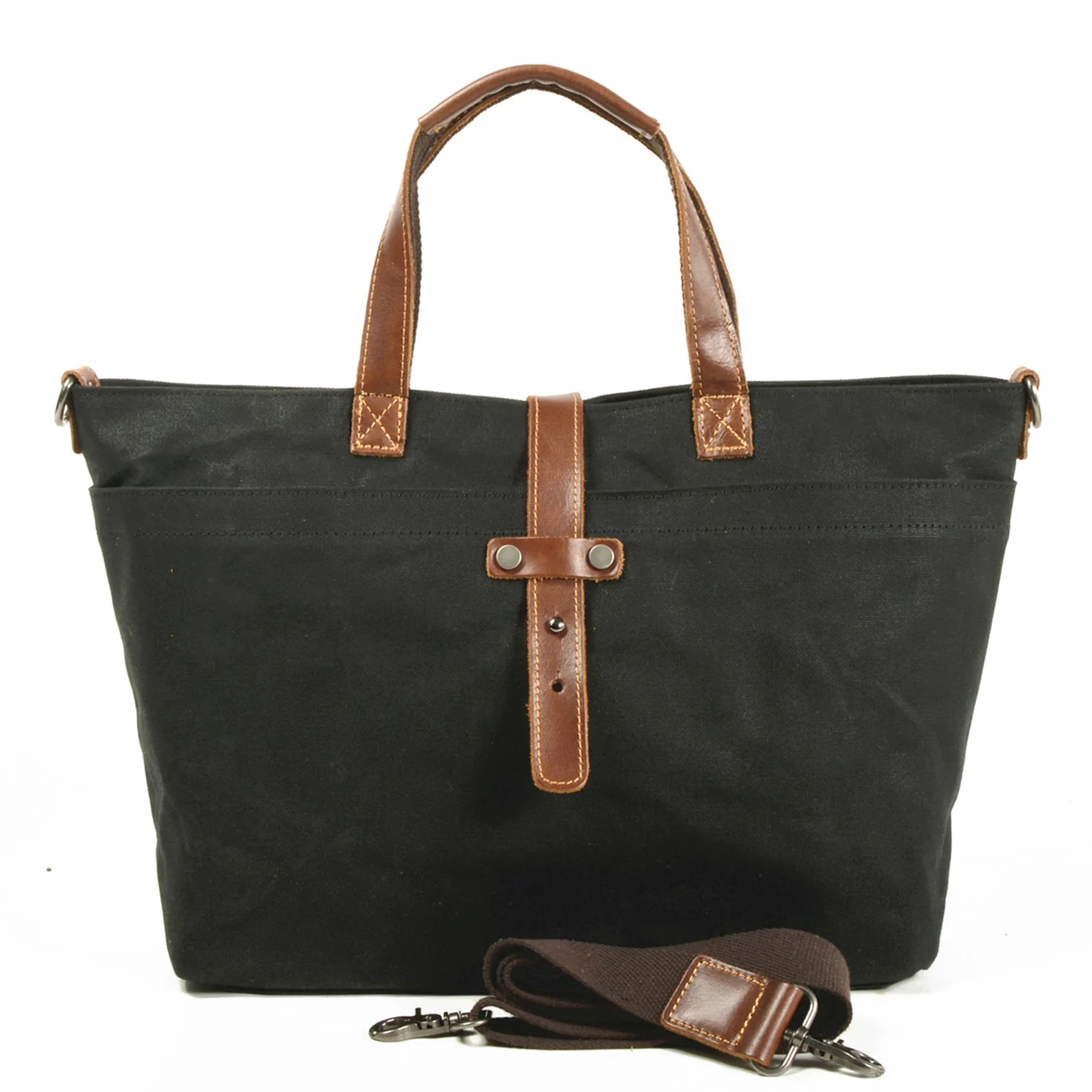 Fashion Wax Canvas Tote Bag for woman 7
