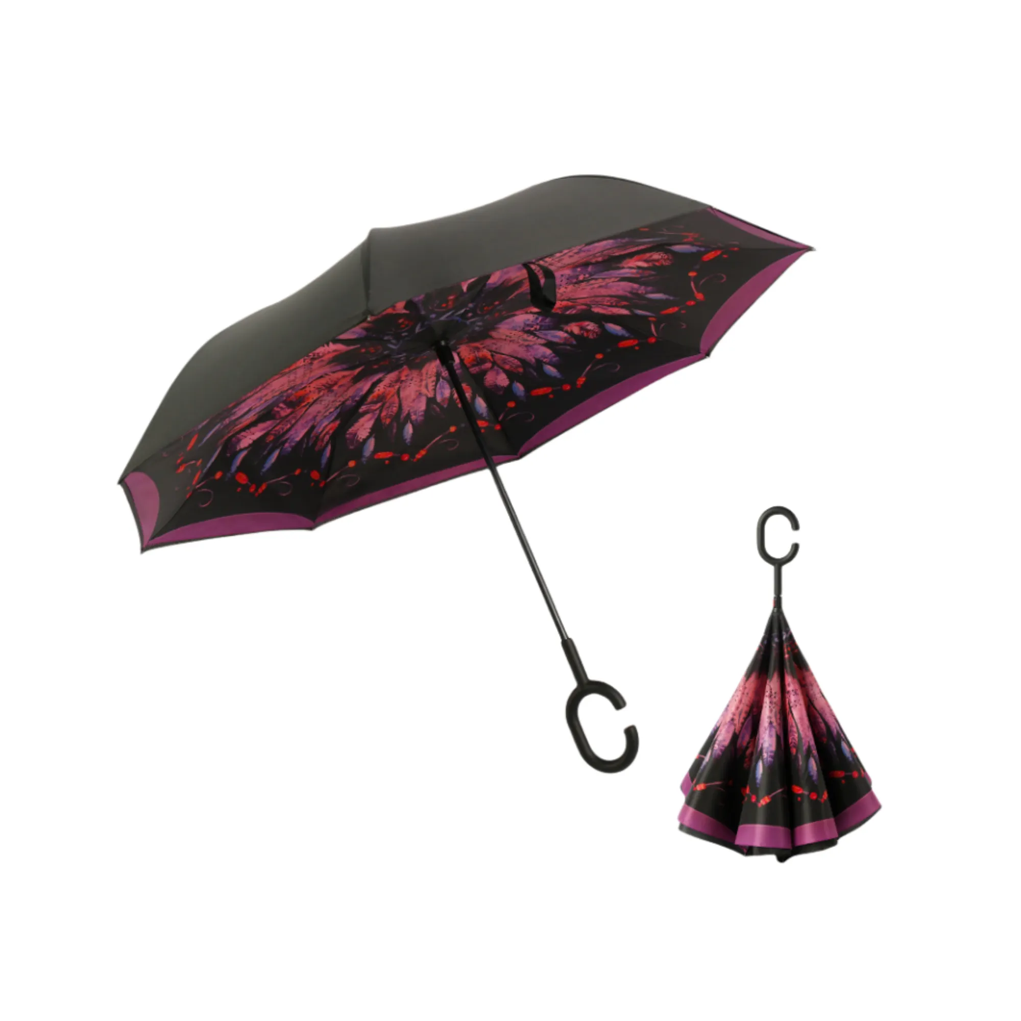 Reverse Straight Handle Umbrella 7
