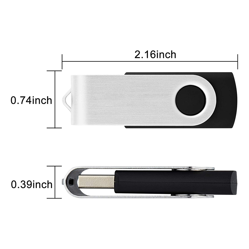 4 GB Universal Source Folding USB 2.0 Flash Drive 2