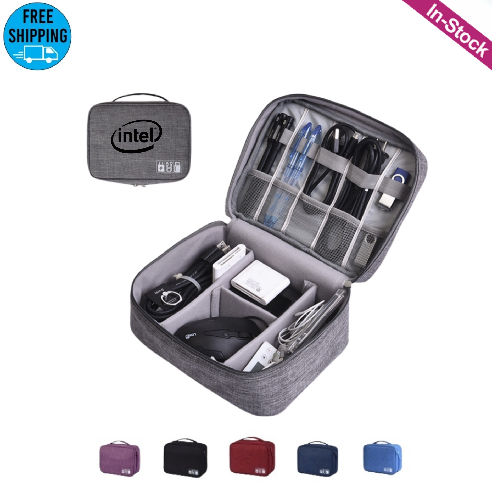 Large Capacity Travel Electronics Organizer Bag 2