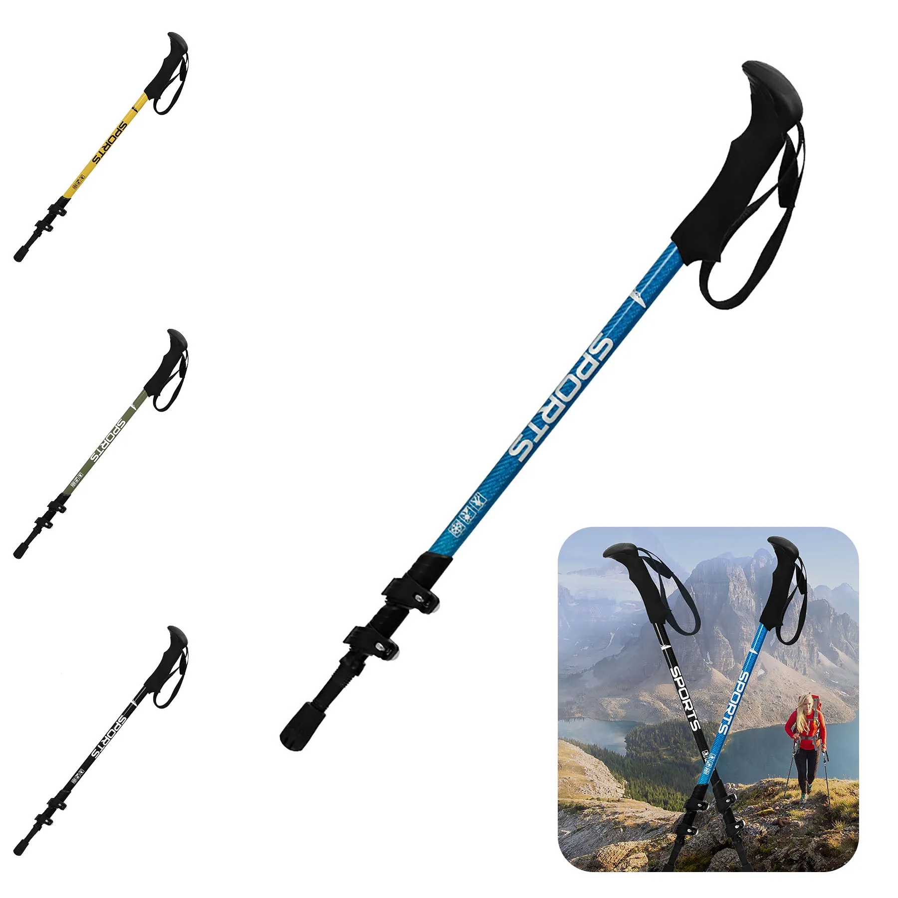 Adjustable Alpenstock Walking Stick 6