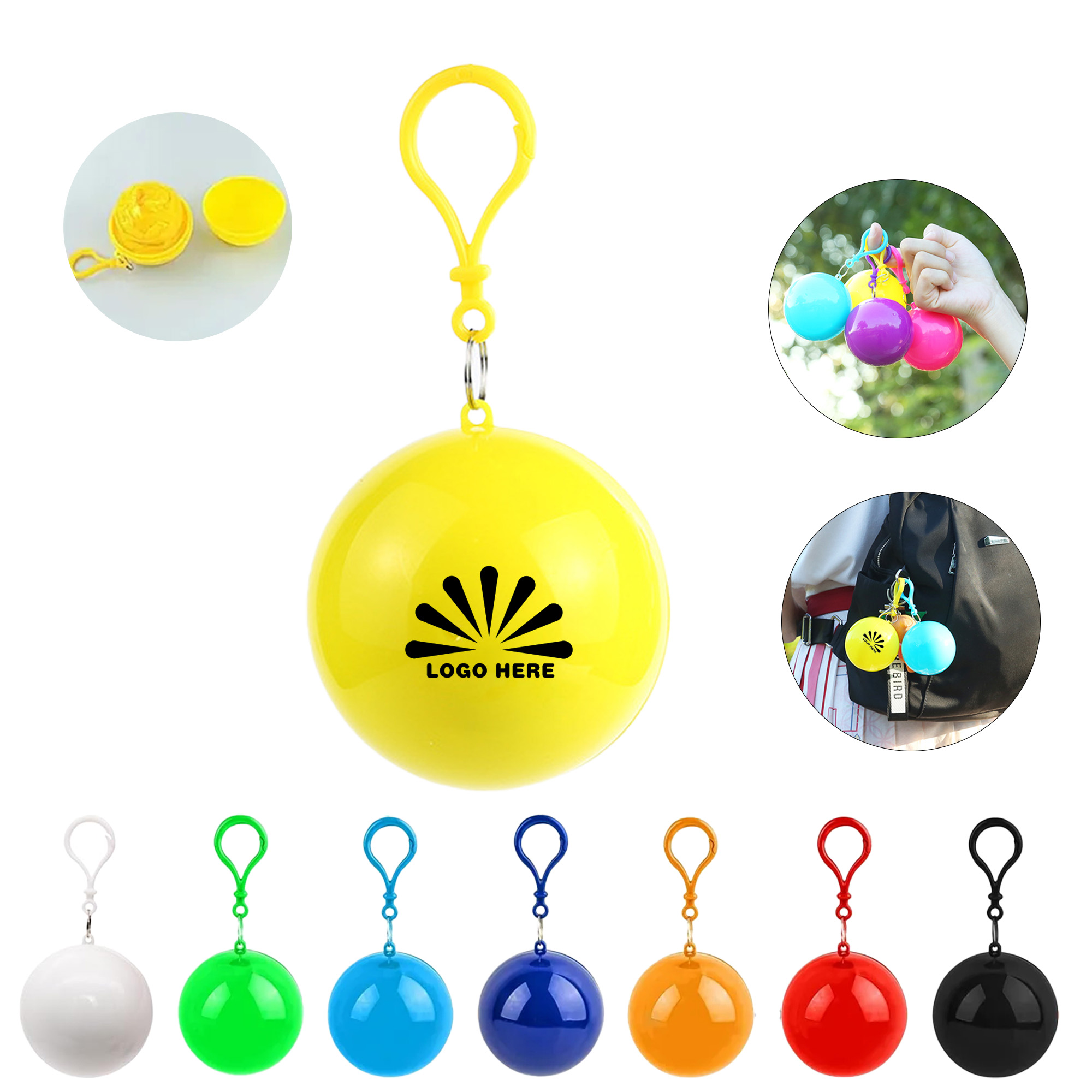Disposable On-the-Go Raincoat Ball 2