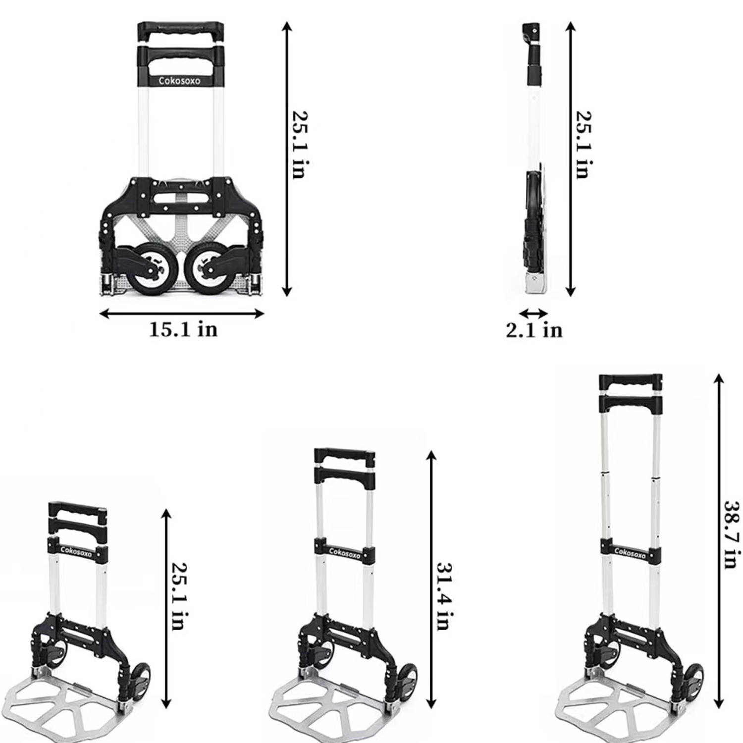 Collapsible Telescopic Handcart 2