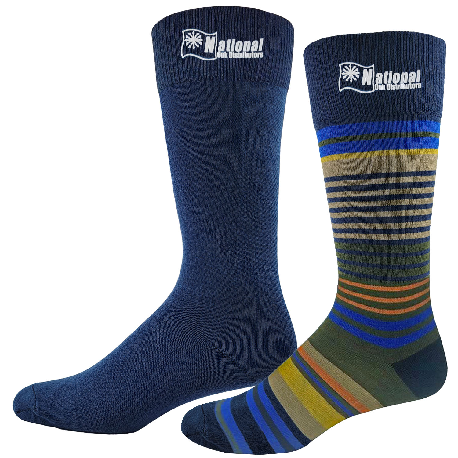 Men's Fashion Striped Dress Socks Combo 2