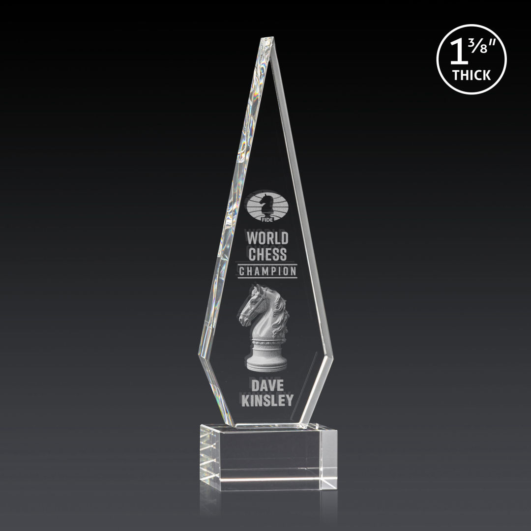 Springfield 3D Award on Hancock Base - Clear 2