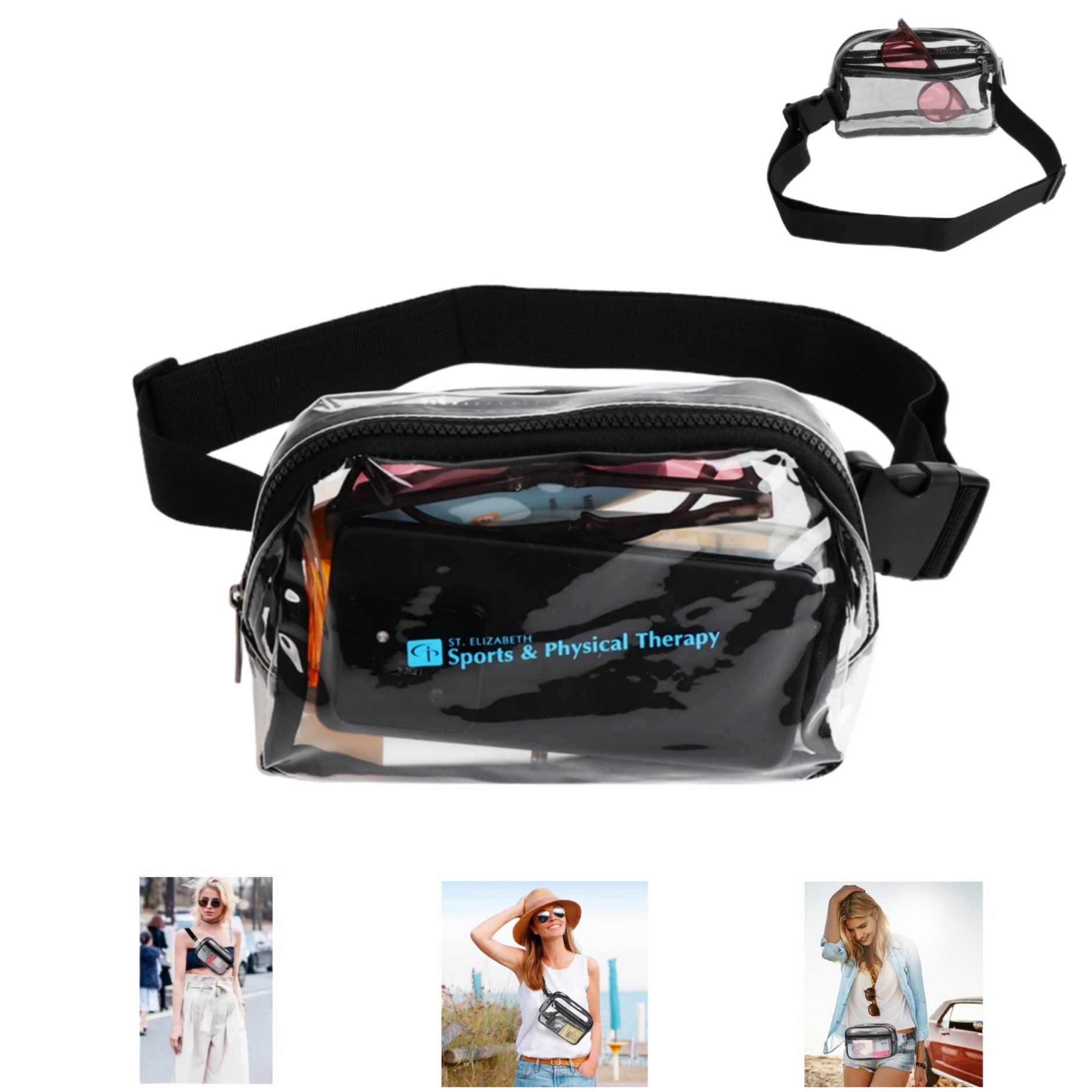 Clear Everywhere Belt Bag 1