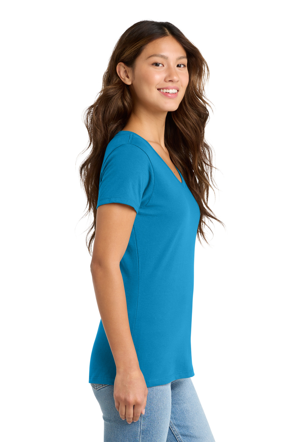 Port & Co Women's Fan Favorite V-Neck Tee. LPC450V 43