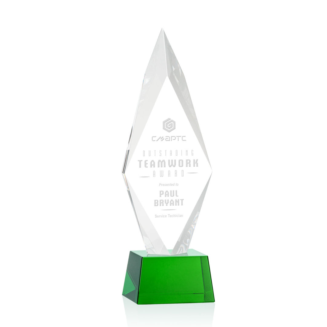 Manilow Award on Robson Base - Green 6