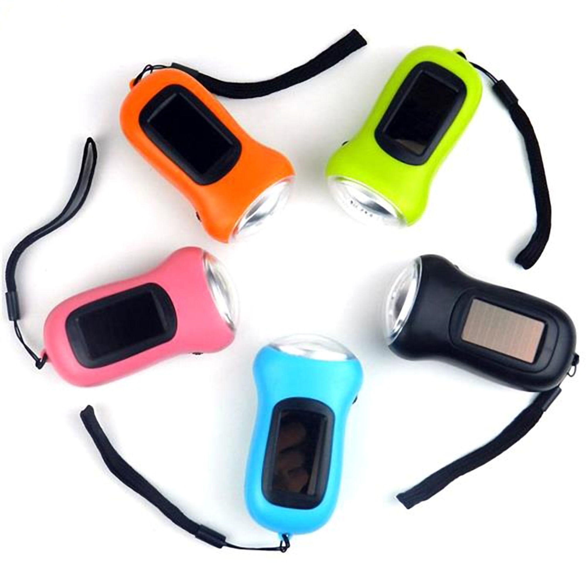 Solar Hand Crank Emergency Flashlight 3
