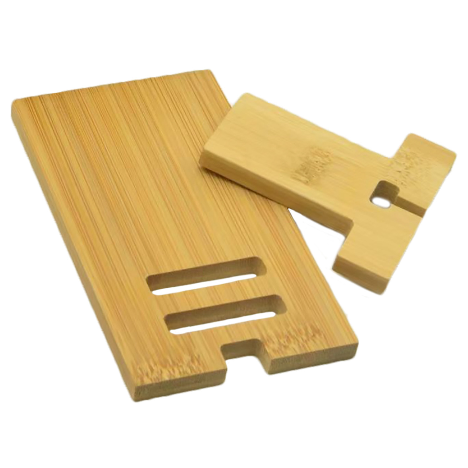 Eco-Friendly Bamboo Cell Phone Stand 2