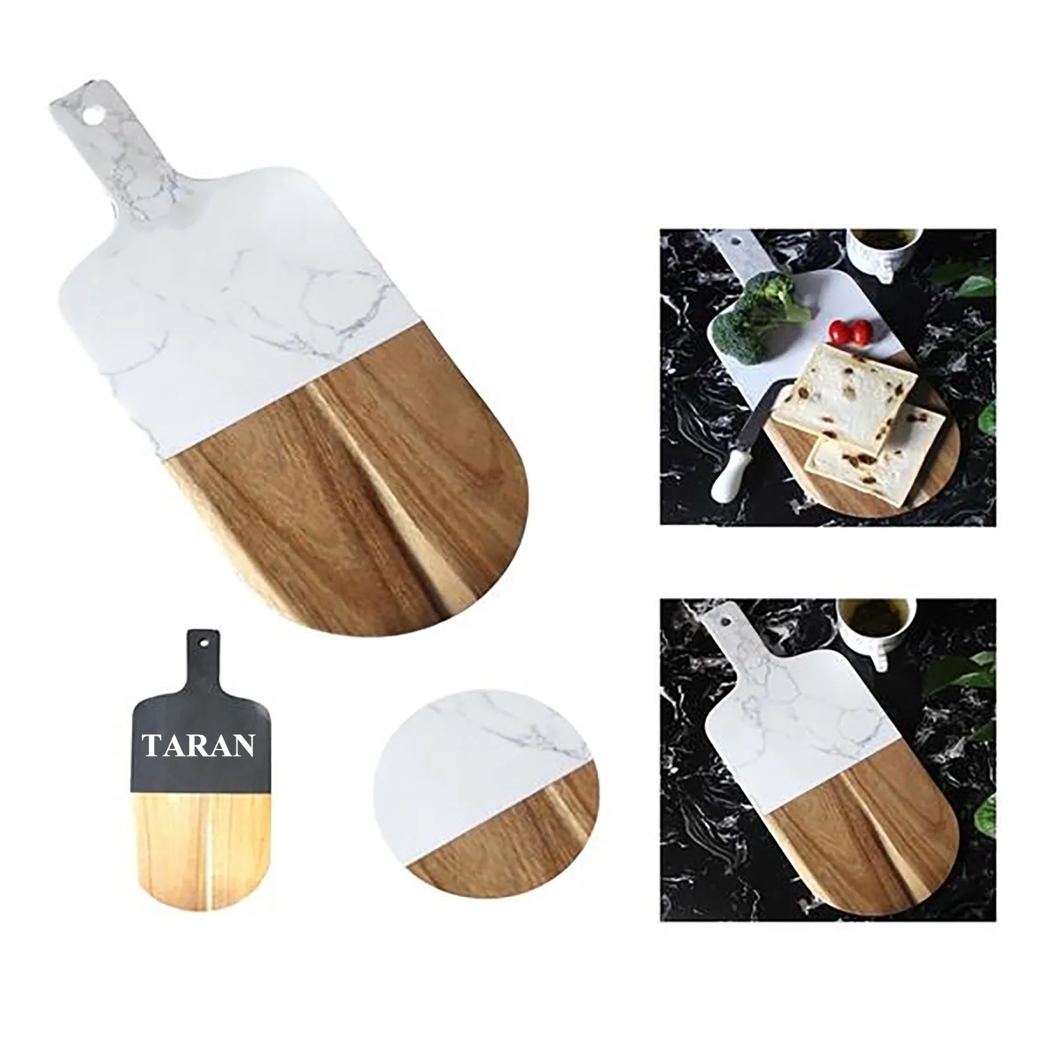 Marble Wood Cutting Board 2