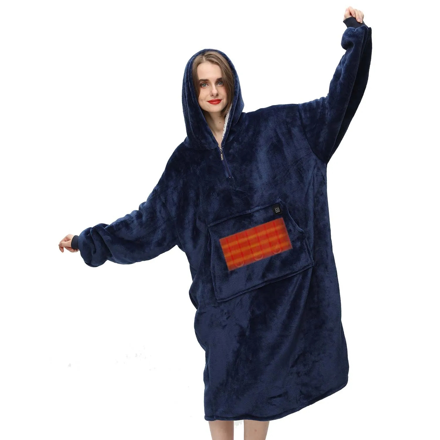 Usb Heated Wearable Blanket 2