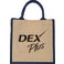 Medium Jute Gift Tote, custom tote bag with logo imprint 13