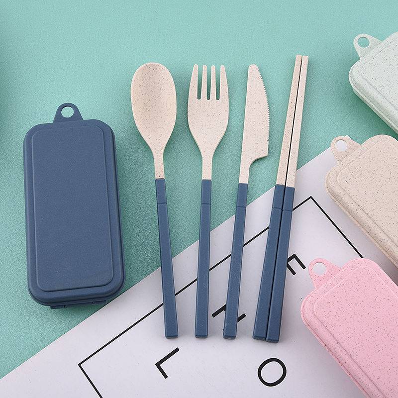 4 Pack Collapsible Portable Cutlery With Case 8