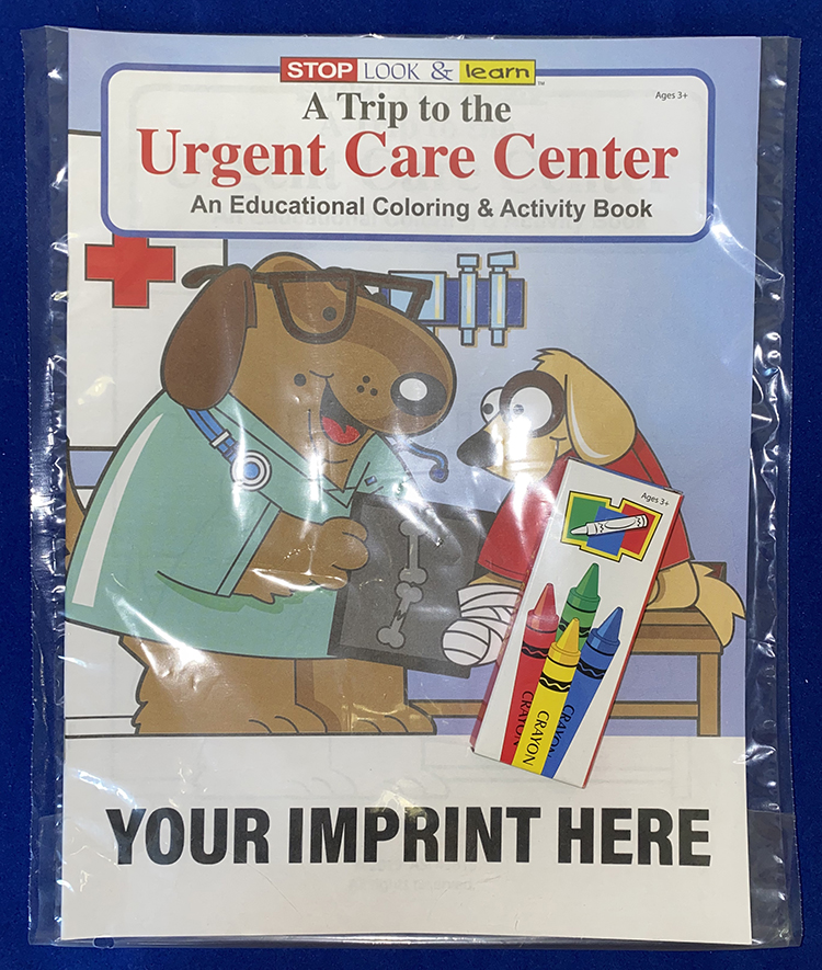 COLORING SET - A Trip to the Urgent Care Center Coloring Book Fun Pack 1