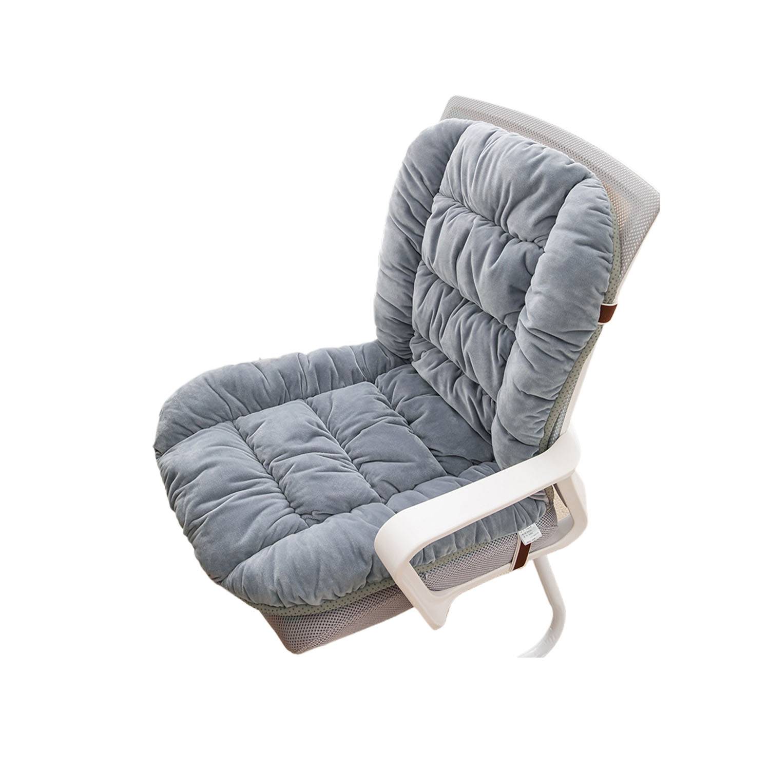 Non-Slip Soft Warm Velvet Cushioned Chair Seat Pad 7