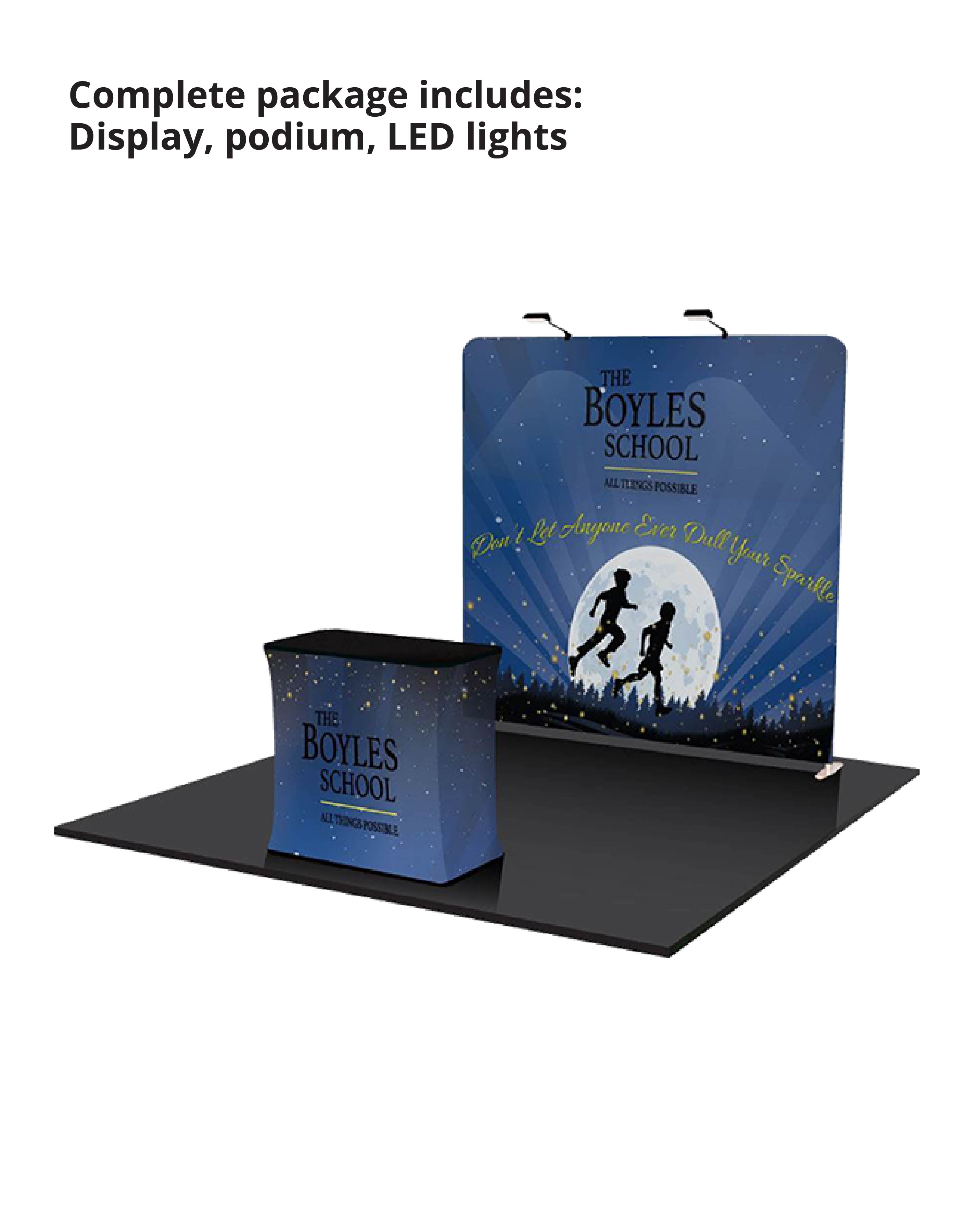 Tension Fabric Display Straight (8ft x 10ft) 2