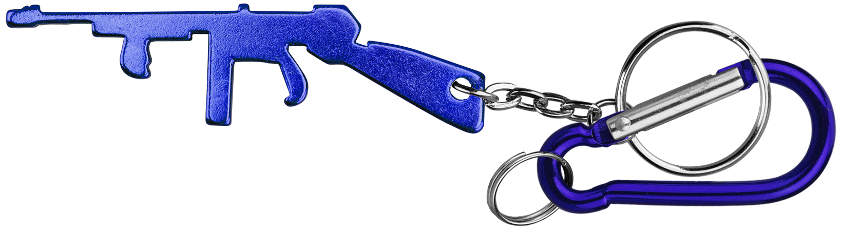 Rifle shape bottle opener key chain & Carabiner 2