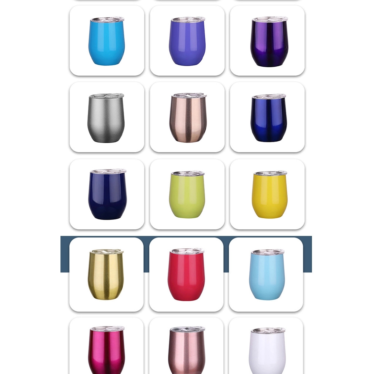 12Oz Colorful Double Wall Eggshell Cup 3