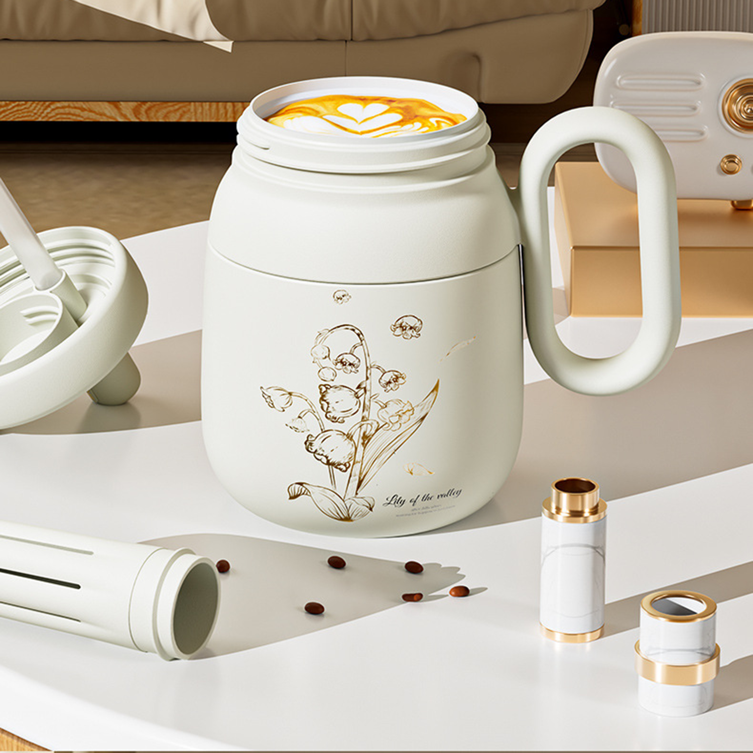 30Oz Vacuum Insulated Coffee Travel Mug 4