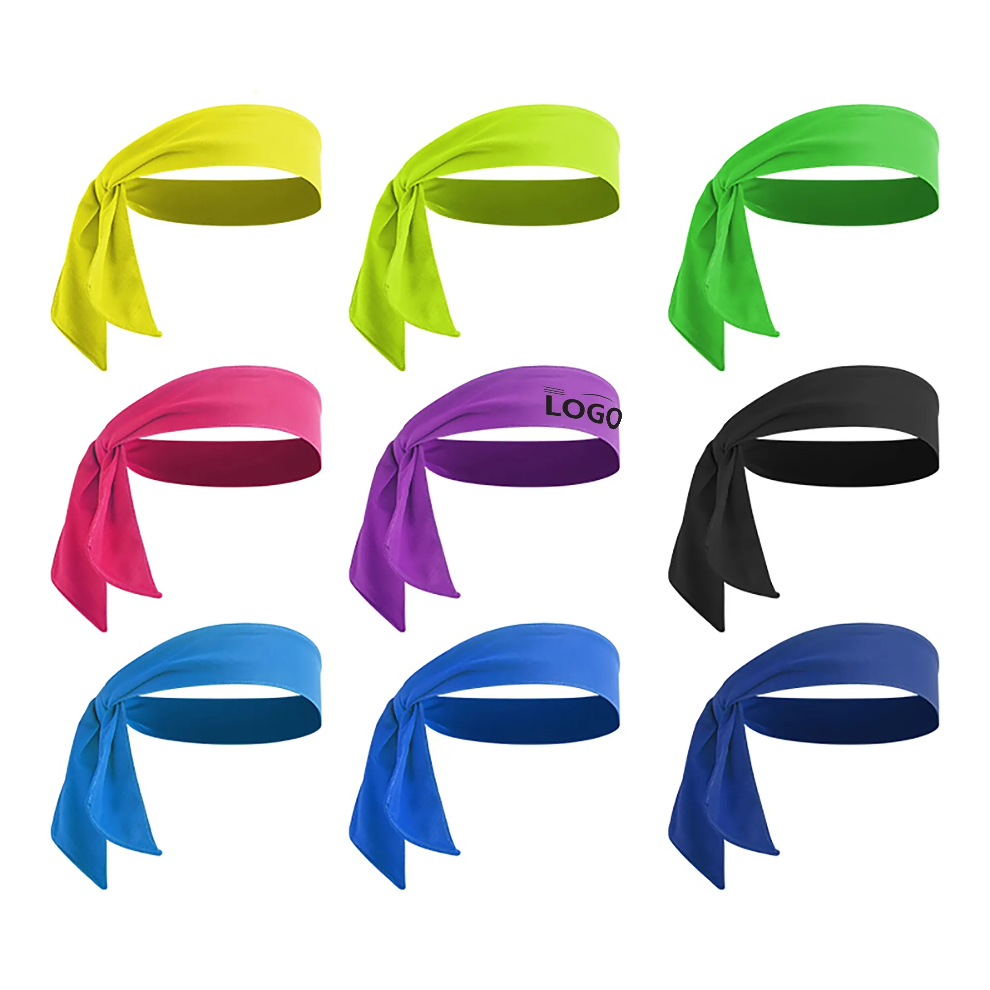 Full Color Sweat Absorbing Workout Hair Band MOQ 100PCS 4