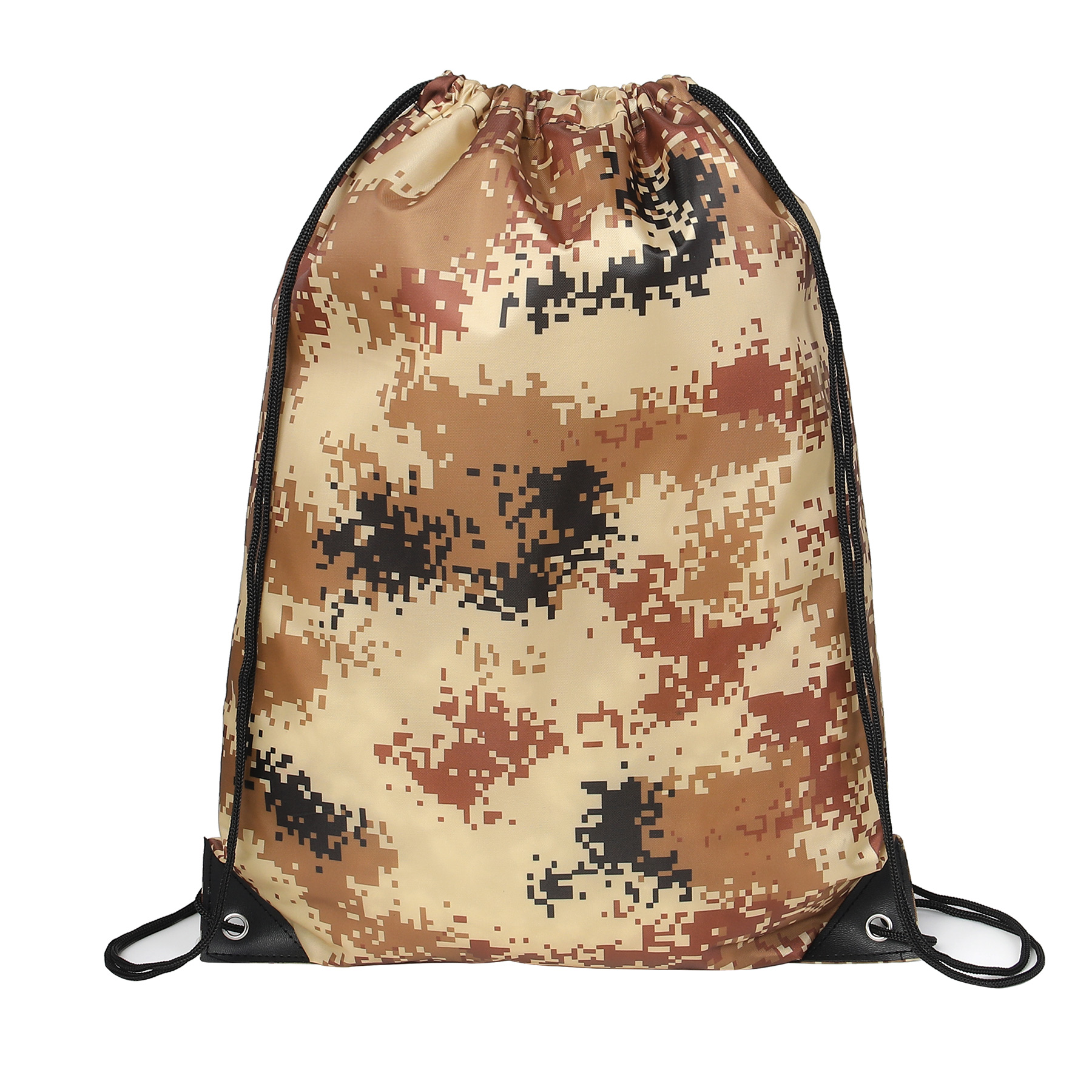 Camo Water-Resistant Drawstring Backpack 8